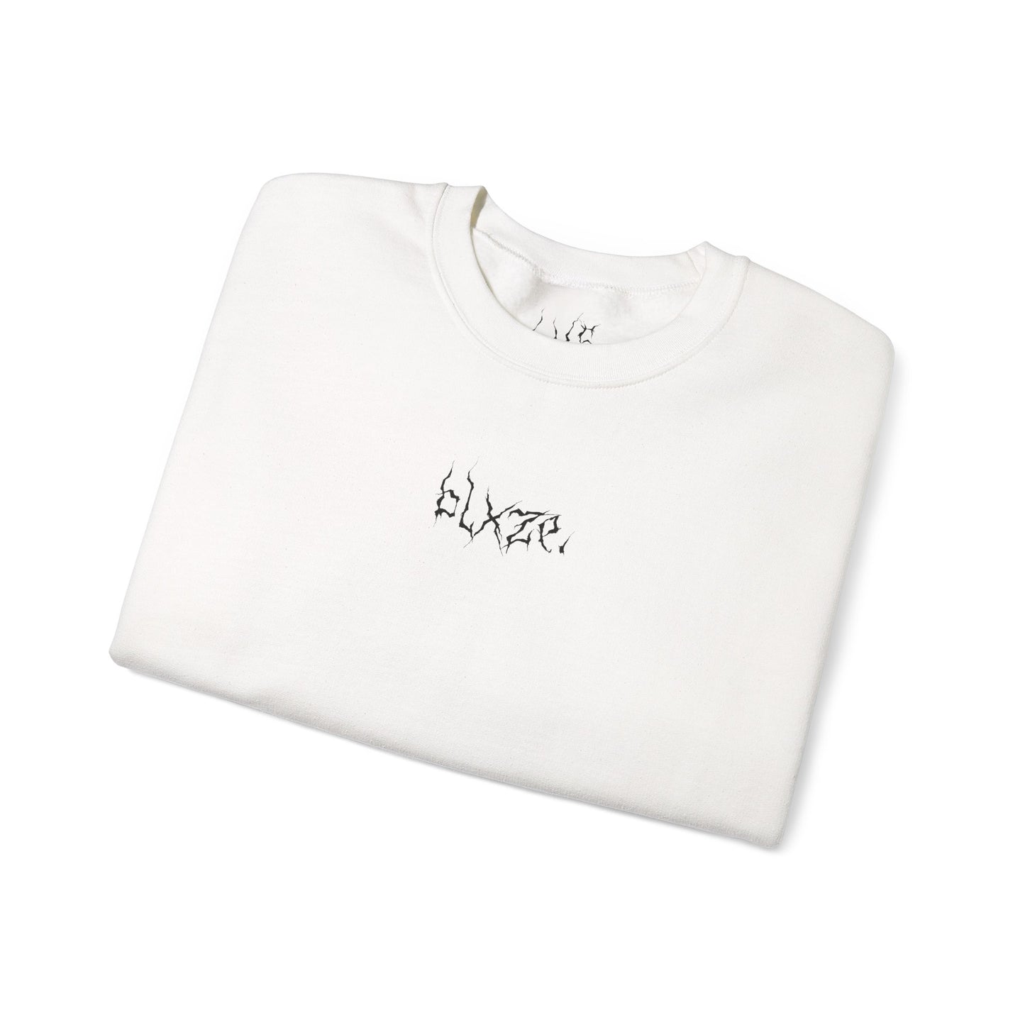 blxze. x lks "faking" heavy-blend crewneck