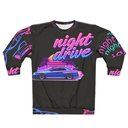 blxze. x lks "night drive" drift nights crewneck (limited)
