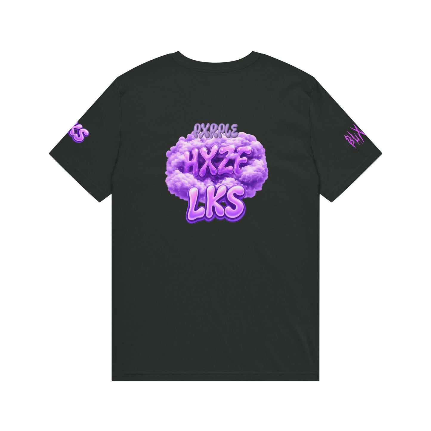 blxze. x lks "pxrple hxze" tee