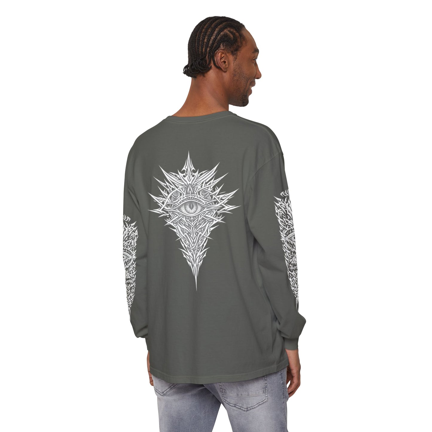 lks "evil eye" crewneck