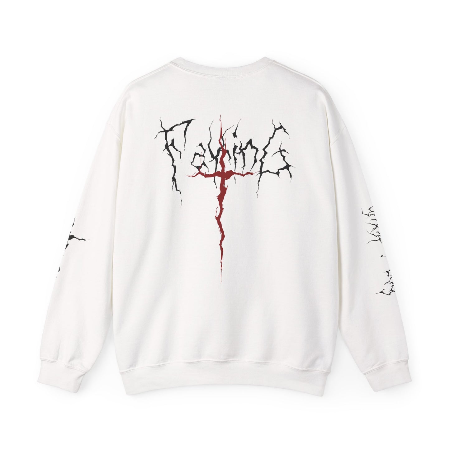 blxze. x lks "faking" heavy-blend crewneck