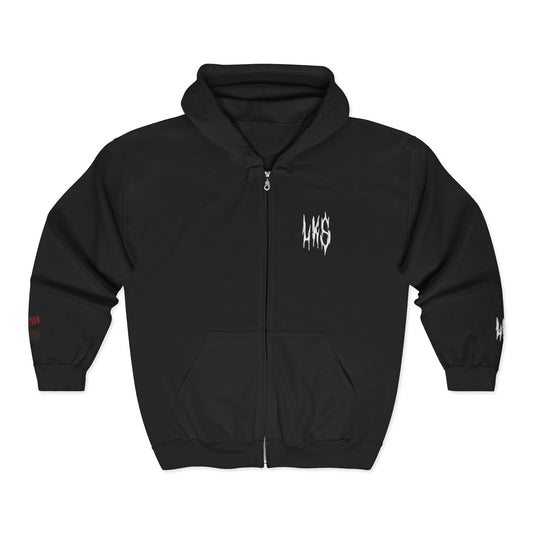 13//11 x lks - heavy blend™ full zip hoodie