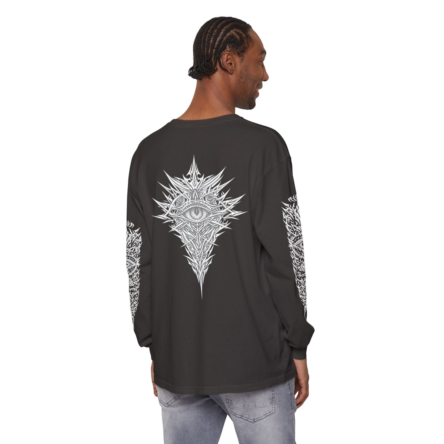 lks "evil eye" crewneck