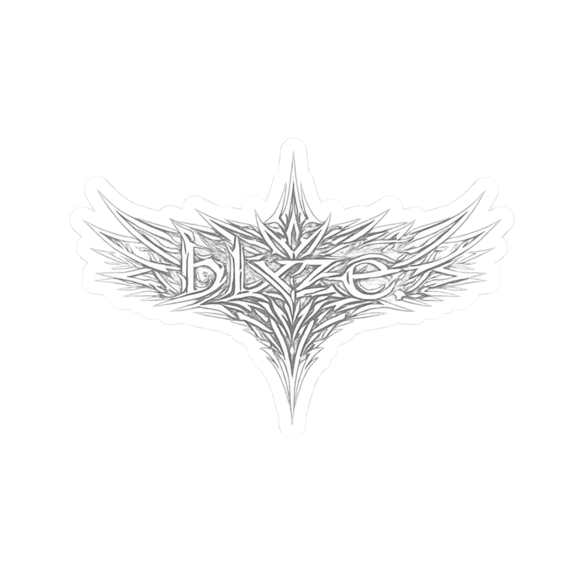 blxze. x lks "blxze." kiss-cut stickers