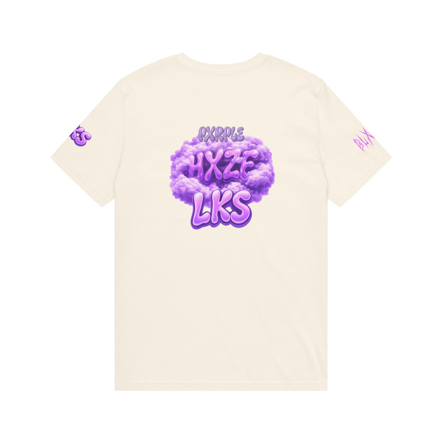 blxze. x lks "pxrple hxze" tee