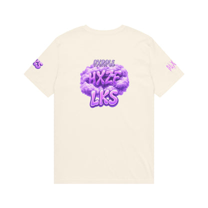 blxze. x lks "pxrple hxze" tee