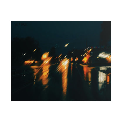 blxze. x lks "night drive" rolled poster