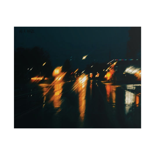 blxze. x lks "night drive" rolled poster