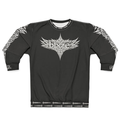 blxze. x lks "lxte" spinal crewneck