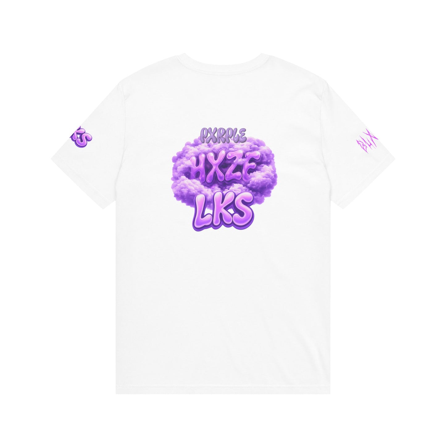 blxze. x lks "pxrple hxze" tee
