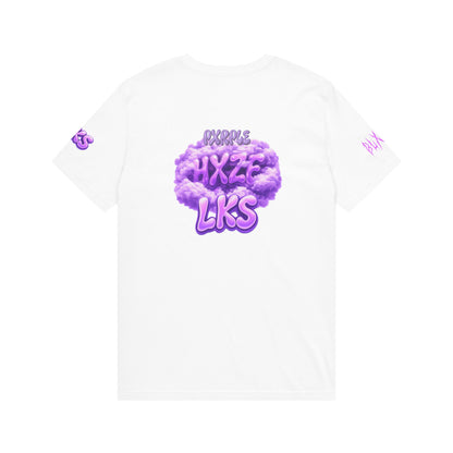 blxze. x lks "pxrple hxze" tee