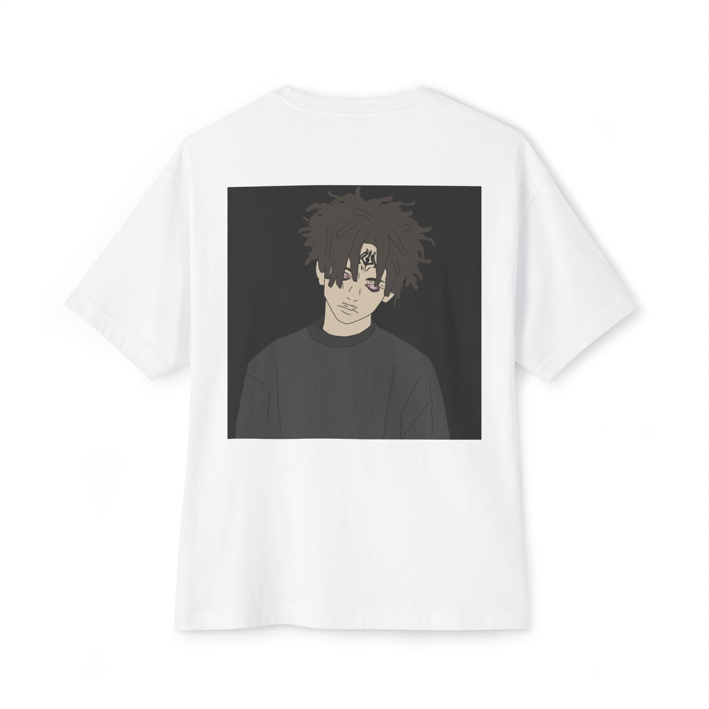 blxze. x lks "broken boy" oversized tee