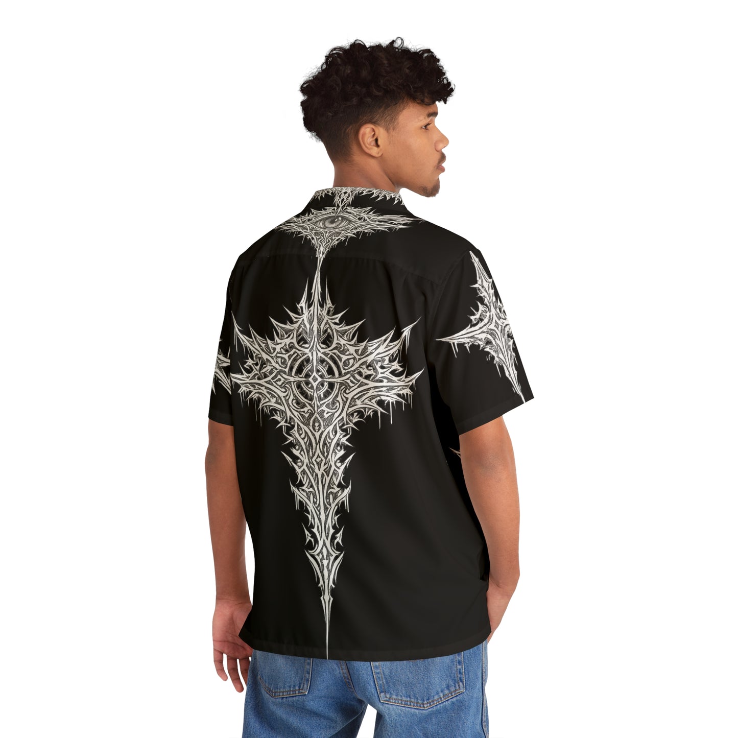 lks "abstrxct" hawiian tee