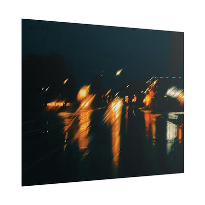 blxze. x lks "night drive" rolled poster