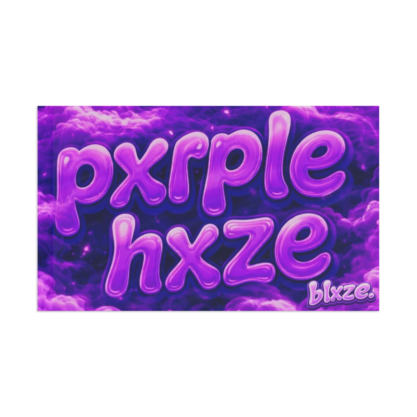 blxze. x lks "pxrple hxze" flag