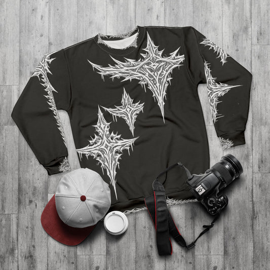 lks "abstrxct" stars crewneck