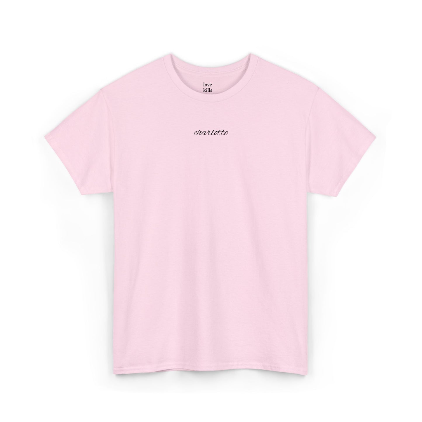 lks "charlotte" pink tee