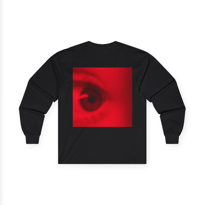 long sleeve — ghxst.boy x lks - minimal chest text + red eye back graphic
